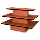 Db-20018ch Tier Rect Waterfall Table Retail Merchandise Display Cherry New Db-20018ch Tier Rect Waterfall Table Retail Merchandise Display Cherry New