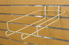 Db-289-cr-w Wire Display Slat Grid Wall Pegboard Holder Fixture White Lot Db-289-cr-w Wire Display Slat Grid Wall Pegboard Holder Fixture White Lot