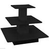 Db-9833b-1033 Unbranded Rolling Tier Display Table Square Boutique Clothing Wood Fixture Db-9833b-1033 Unbranded Rolling Tier Display Table Square Boutique Clothing Wood Fixture