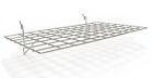 Db-bsk2412-ch Flat Wire Shelf Slatwall Gridwall Pegboard Display Fixture Lot Of