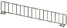Db-c-fd315cn-2 Gondola Shelf Divider Fence Chrome Streater Usa Made Lot Of