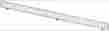 Db-c-fdf348cn-2 Gondola Fence Unbranded Generic 48 Lx3 H Free Standing Shelf Display Chrome Streater Lot Of 25 New