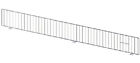 Db-c-fdf636cn-2 Front Fence Gondola Shelving Chrome Streater Usa Made Lot Of Db-c-fdf636cn-2 Front Fence Gondola Shelving Chrome Streater Usa Made Lot Of