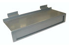 Display 10 11 Shelf Shoe Metal Slatgrid Lot Silver " Footwear Slatwall "x4 Display 10 11 Shelf Shoe Metal Slatgrid Lot Silver " Footwear Slatwall "x4