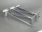 Display Slatwall Prices 5pc. Shelf Fixtures Store " Long 12 Bracket Chrome