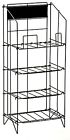 Displays2go Store Sign Holders Wire Newspaper Stand With 4 Shelves Pockets Displays2go Store Sign Holders Wire Newspaper Stand With 4 Shelves Pockets