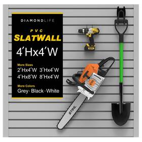 4ftw Dldirect 810110592391 4fth X Slatwall Panel Garage Wall Organizer Heavy Duty Mounted Pvc W