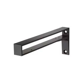 Dolle 726084753549 Sumo Belt 4.3 Inch Black Aluminum Shelf Support Set Of 2