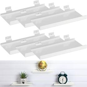 Mee-doublefill-1057 Doublefill 6 Pcs Slatwall Shelves 10x4.3 Inch Metal Shelf Accessories Heavy D