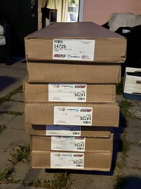 Eagle 1427s Stainless Steel Wire Shelf 14 X 72 Lot Of 7 2-pack Boxes New