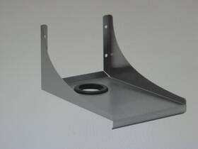 38521 Eagle Group 7 Inch X 10 Wall Mounted Label Printer Shelf Stainless Steel New