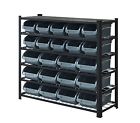 Ecom-5tr-bin Whalen Furniture Bakersfield 40.5 H Bin Rack 764053489990 Ecom-5tr-bin Whalen Furniture Bakersfield 40.5 H Bin Rack 764053489990