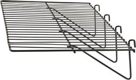 Econoco 818703006911 Grid Panel Display Shelf - Clothing Rack Heavy Black