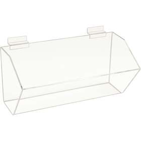 12inwx6inh Econoco Hp-db1206 Modular Dump Bin For Slatwall- 8-pk Clear Model# Hp/db1206