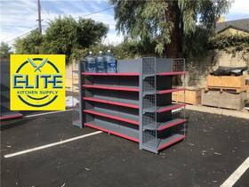 Gs7536v Elite Kitchen Supply 75 Inches Vice Single Side Gondola Shelving D10