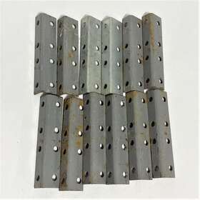199220 Engineering Storage Systems Steel Splice Connector For Republic Metal Shelving Angle Post Lot Of 12 199220 Engineering Storage Systems Steel Splice Connector For Republic Metal Shelving Angle Post Lot Of 12