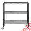Es-361436cw Excel Hardware Multi Purpose Wire 36 H Three Shelf Shelving Cart