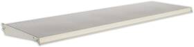 Mgus-1848-b-npf Fixturedisplays 18x48 Inch Gondola Metal Shelf Black