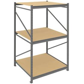 Ws-bu-484896ps-mgy Fixturedisplays Tennsco 48 Inch X 96 Medium Grey Bulk Storage Rack Wire Decking 484896ws Ws-bu-484896ps-mgy Fixturedisplays Tennsco 48 Inch X 96 Medium Grey Bulk Storage Rack Wire Decking 484896ws