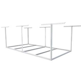 Fleximounts 810000748730 4x8 Overhead Garage Storage Rack Ft Without Decking White