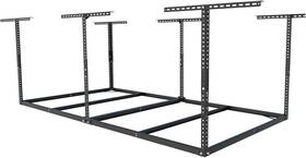 Fleximounts 810000748747 4x8 Overhead Garage Storage Rack Ft Without Decking Black