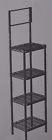 Fss1648 Mobile Merchandiser Four Shelf