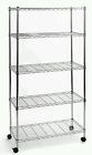 Garage Industrial Home Storage Cart Utility Steel Basement Office Shelf Unit 5