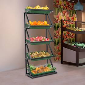 Gdrasuya10 758589910264 Retail Display Rack Market Shelf 5 Tiers Fruit Vegetable Snack Basket Usa Gdrasuya10 758589910264 Retail Display Rack Market Shelf 5 Tiers Fruit Vegetable Snack Basket Usa