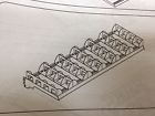 Gondola 48 Tray Plate " Display Shelving 16 Wide Party Deep Kit Retail