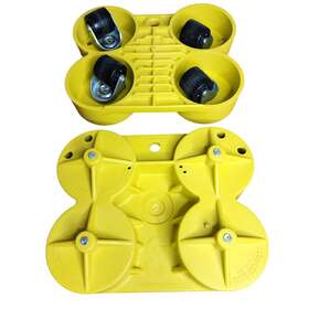 Gs-000-3t Gondola Skate Skate-cvs 2x Retail Store Fixture Moving Dolly Mobilization System