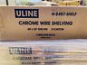 H-2407 Uline Chrome Shelving Shelves Per Box