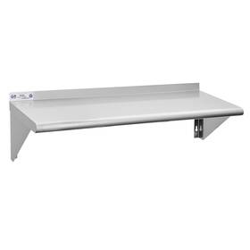Hally Sinks & Tables H Hl-wms1436 Stainless Steel Shelf 14 X 36 Inches 300 Lb Without Hook