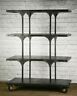 Handmade Modern Industrial Retail Fixture Shelving Unit Vintage Display Teller Handmade Modern Industrial Retail Fixture Shelving Unit Vintage Display Teller