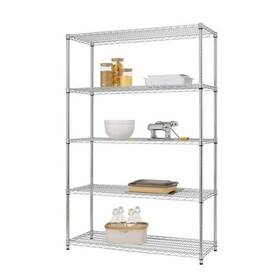 Sl-wsus-136 Hdx 6-tier Commercial Grade Heavy Duty Steel Wire Shelving Unit In Sl-wsus-136 Hdx 6-tier Commercial Grade Heavy Duty Steel Wire Shelving Unit In
