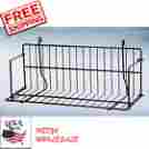 Hedy-ts-20-207-209-211 Unbranded Generic Lot Of 10 New Video Cd Dvd Book Grid Slat-grid Store Display Wire Shelf Black
