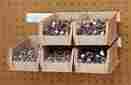 Hns205bk Quantum Storage Plastic Rail Set With Hang-n-stack Bins Hns205bk Quantum Storage Plastic Rail Set With Hang-n-stack Bins