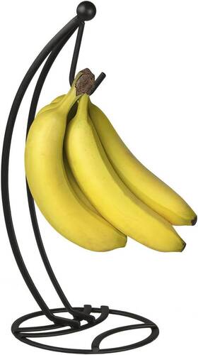 Bt01990 Home Basics Steel Banana Tree Holder Stand Rust Resistant Prevents Black