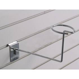 Hubert 191538072956 Slatwall Hat Display Chrome Hubert 191538072956 Slatwall Hat Display Chrome