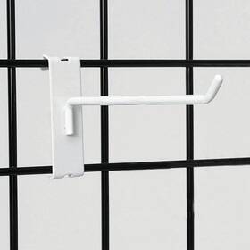 Hubert Gh6w White Grid Hooks
