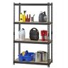 Hytged1988158 Fast Furnishings Heavy Duty Black Storage Rack Shelving Unit Hytged1988158 Fast Furnishings Heavy Duty Black Storage Rack Shelving Unit