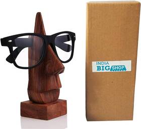 Indiabigshop 736631453914 Wooden Spectacle Holder Classic Hand Carved Rosewood Nose Shaped Sunglass Indiabigshop 736631453914 Wooden Spectacle Holder Classic Hand Carved Rosewood Nose Shaped Sunglass