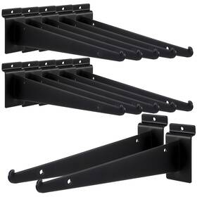 Am556194 Joutyfor 12pcs Heavy Duty Slatwall Knife Shelf Bracket 12.5 Inch Metal Am556194 Joutyfor 12pcs Heavy Duty Slatwall Knife Shelf Bracket 12.5 Inch Metal