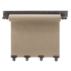 Nde1100 Kalalou Hanging Note Roll With 4 Clips Brown