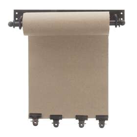 Nde1122 Kalalou Hanging Note Roll With 4 Clips Brown