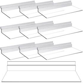 Kathfly 445043421437 4 X 10 Inch Slatwall Shelves Hanging Accessories Clear Shelf P Kathfly 445043421437 4 X 10 Inch Slatwall Shelves Hanging Accessories Clear Shelf P