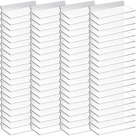 Kathfly 744110346305 80 Pack 4 X 10 Inch Clear Slatwall Shelves For Wall And Home Storage