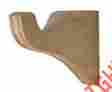 Ki5611eg091 Kirsch Wood Trends Bracket Short Unfinished For 1 3 8 Pole 0566666685307