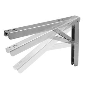 Knape & Vogt 029274205263 And Folding L-bracket 16x10-1/2 Zinc 2pk