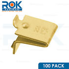 Knape Vogt 100 Pack Brass 256 Adjustable Steel Pilaster Shelf Support Clip 600346749320 Knape Vogt 100 Pack Brass 256 Adjustable Steel Pilaster Shelf Support Clip 600346749320