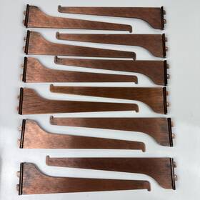 180dp Knape & Vogt And Lot Of 12 10 Inch Shelf Bracket #180dp Bronze Color Shelving Brackets 180dp Knape & Vogt And Lot Of 12 10 Inch Shelf Bracket #180dp Bronze Color Shelving Brackets